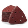 SPEEDWOX 50 Pcs Triangle Sanding Pads Hook and Loop 40