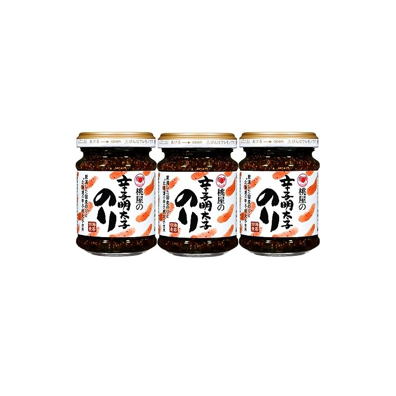 Momoya Spicy Cod Roe Seaweed 3.3 oz (95 g) x