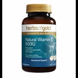 Herbs of Gold Buy Herbs of Gold Natural Vitamin E 500IU 100 Capsules Online | Chempro Chemists