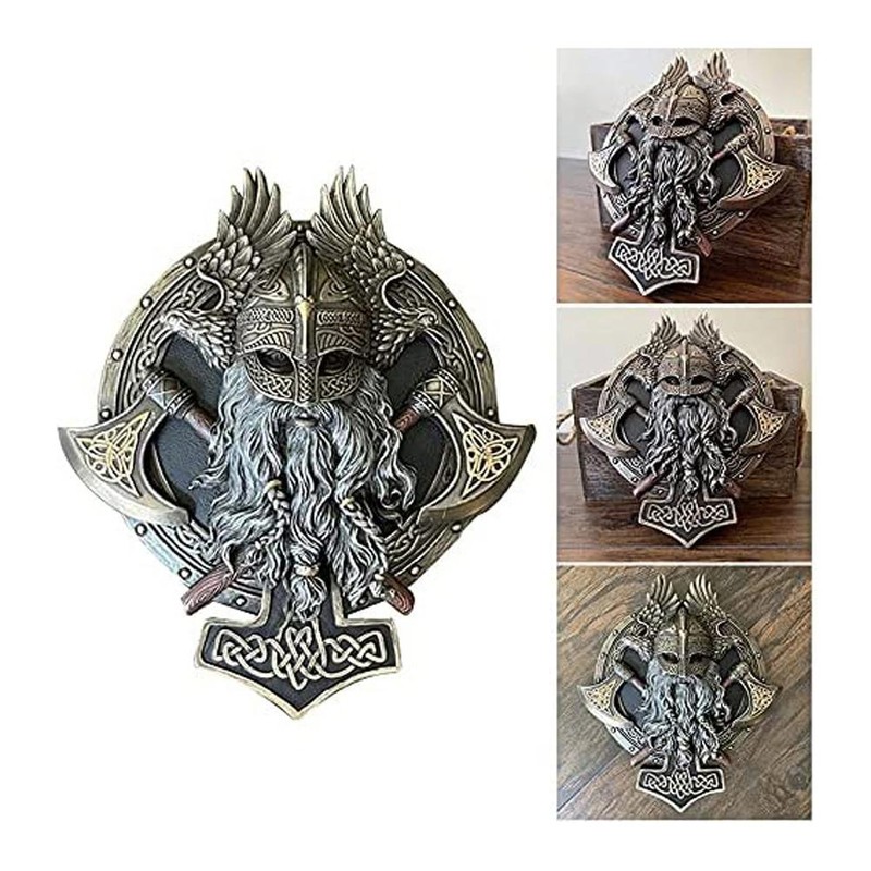 Wall Plaque Exquisite Hand Painted Resin Plaque Wall Sculpture for