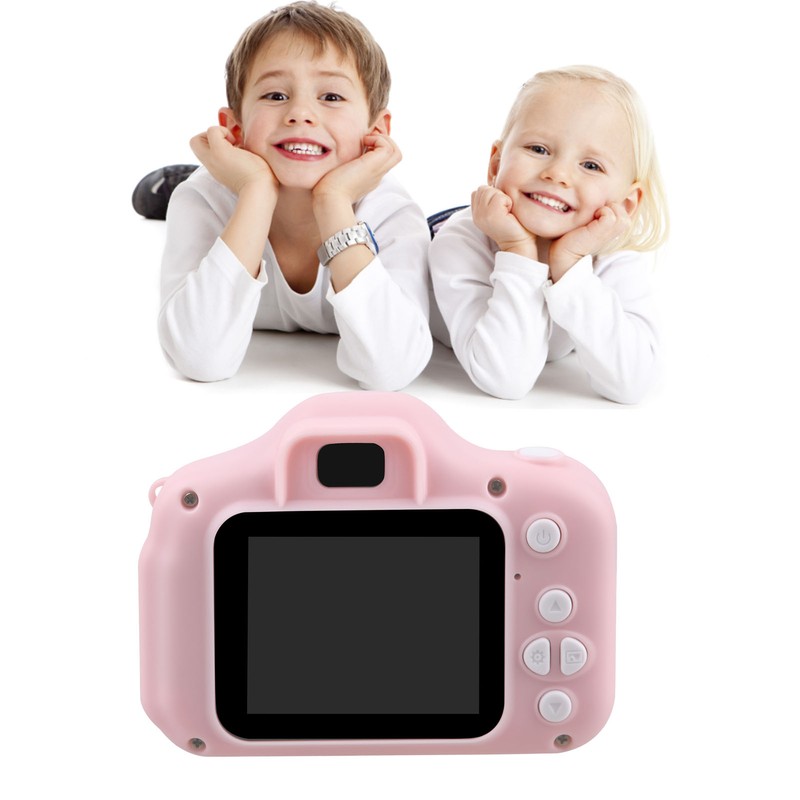 Kids Camera Support Timing One Button Operation Educational Toddler Digital