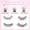 EMEDA DIY Eyelash Extensions Mix D Curl 8 mm 10