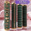 Dolores 60pcs Elastic Mujer Cabello Ligas Arco Scrunchies Diademas