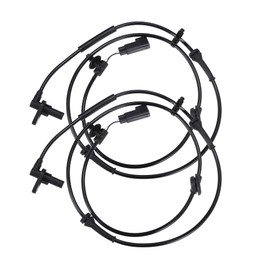 X AUTOHAUX Front Left Right ABS Sensor Fit for Ford Transit MK7-2 Pcs Black