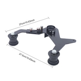 5/8-11 Tube Belt Sander Grinding Machine Attachment for American Angle Grinder Machine, 180mm 270° Range Belt Adapter GDAE10 Stainless Steel Pipe Polisher Polishing Sanding Burnishing Finishing