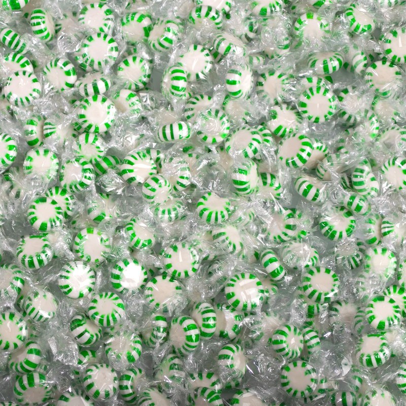 Starlight Candy, Individually Wrapped, Spearmint, 4 Pound