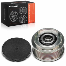 A-Premium Alternator Freewheel Clutch Pulley Compatible with Hyundai Elantra 2017-2020 1.4L 2.0L, Kona 2018-2020 2.0L, 6 Grooves Clockwise