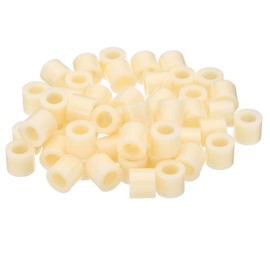 PATIKIL M8 Round Spacer Washer Set, 50 Pcs 8.2mm ID, 14mm OD, 12mm Length Plastic Standoff for M8 Screws