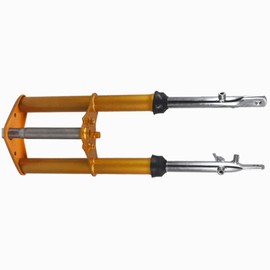 GXYWADY Motorcycle Front Fork Shock Suspension Complete Assy Replacement for Honda XR50 CRF50 CRF XR 2004-2014 Drum Brake Yellow
