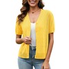 VIISHOW Short Sleeve Lightweight Summer Cardigan for Women,Button Down Open