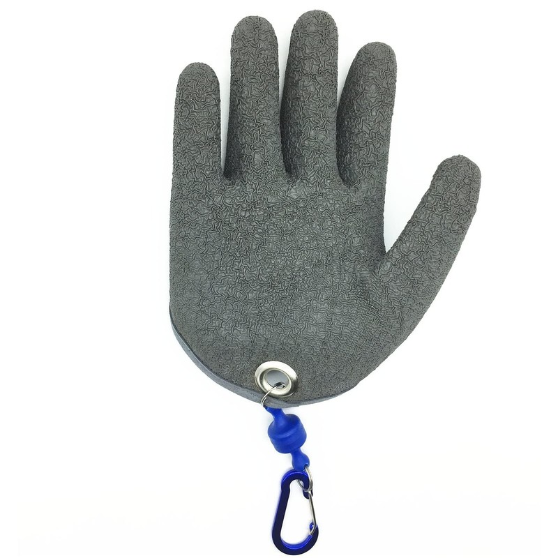 Inf-way Fishing Glove with Magnet Release, Fisherman Professional Catch Fish
