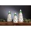 Mud Pie White Christmas Tree Sitter, 12" x 5 1/2"