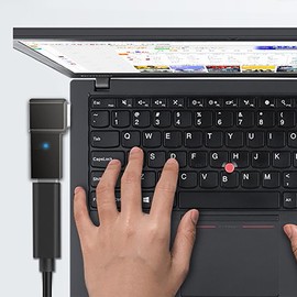 tunghey 2Pack USB-C Female Input to Slim Tip Rectangle Power PD Charge Converter for Thin-kpad Series E440 E450 E550 E560 T430 T440 T440S X250 L460,for Yoga Series