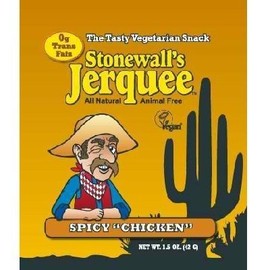 Stonewall's Jerquee, Spicy Chicken, 1.5-Ounce Packets (Pack of 8)