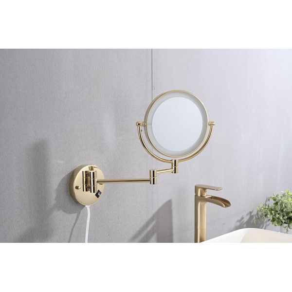 Strawberry Fairy Enhanced Grooming with Two-Sided LED Wall Mount Makeup