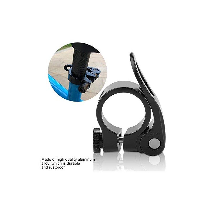 VGEBY1 Bike Seatpost Clamp, Aluminum Alloy Bicycle Quick Release Seat