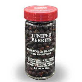 Morton & Bassett Juniper Berries, 1.3 oz – Non-GMO, Salt-Free, Aromatic Berries for Sauces, Roasts & Scandinavian Dishes
