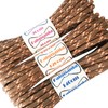 Fabmania Replacement laces in brown with peach flecks 140 cm