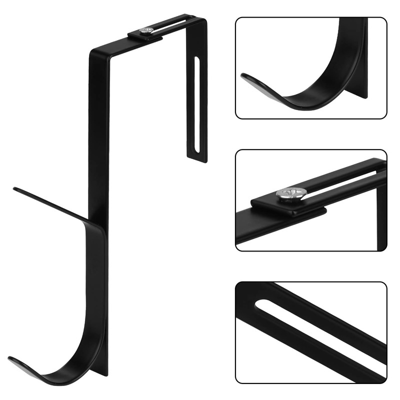 AIEX Adjustable Wardrobe Hooks, Door Hooks, Coat Hooks, Door Coat