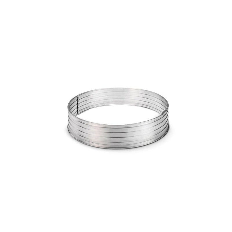 blizz-z Terraflex Tree Edging Round Aluminium Height: 10 cm, Diameter