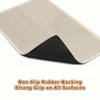 2Pcs Dish Drying Mat Set, 50x30cm Absorbent Sink Drainer &