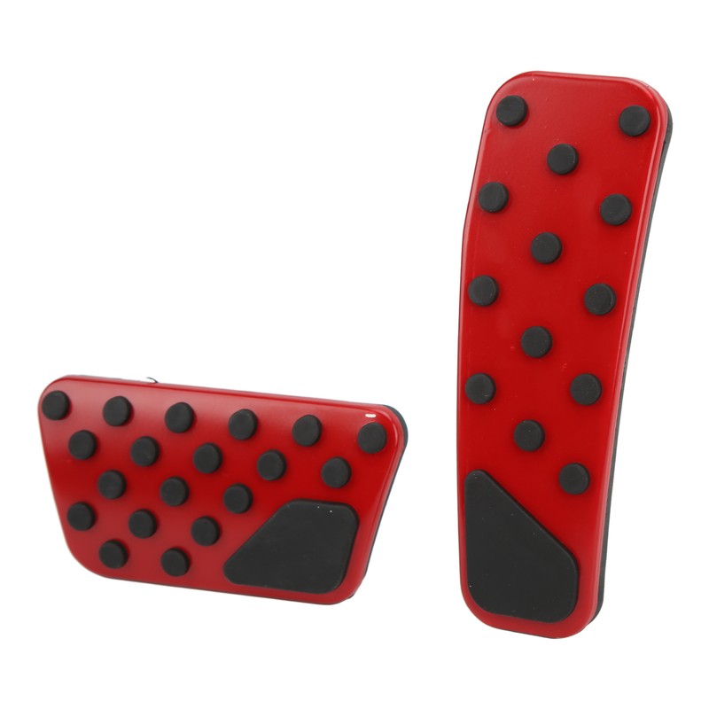 2PCS Accelerator Brake Pedals Anti Slip Foot Rest Plate Replacement