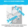 BLUMKRAFT Radiator Adapter Compatible with M34 x1.5 SCAPI (Prototype) to