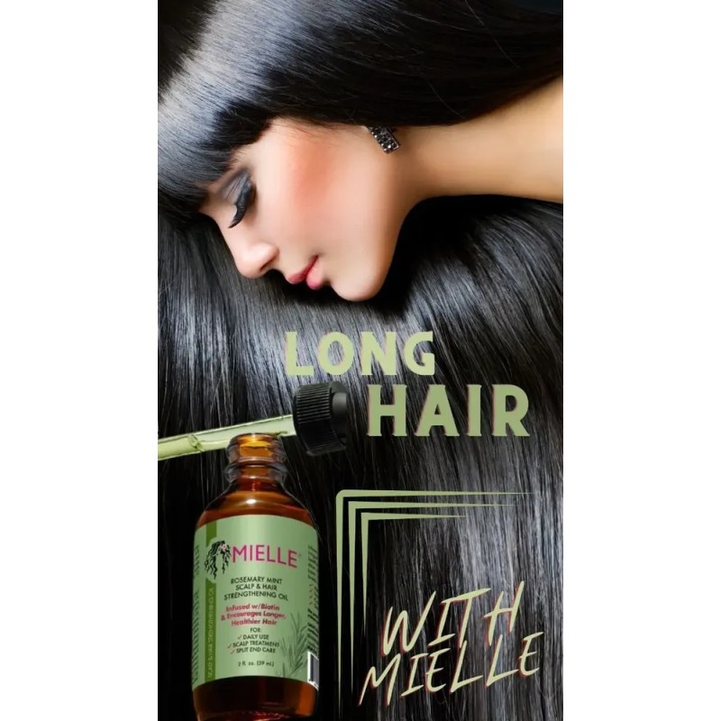 Mielle Organics Rosemary Mint Scalp & Hair Strengthening Oil