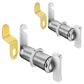 Sartatue Thumb Cam Locks 2inch, Extra Long RV Storage Locks, 2PCS RV Compartment Locks Keyless Non-Locking Locks Replacements Fits on RV Camper, Vehicles, Cabinets, Files Drawers (2-1/8 Inch 2Pcs)