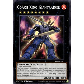Coach King Giantrainer - SR14-EN041 - Common - 1st Edition