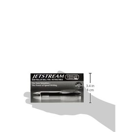 Uni-Ball Uni-Ball 9008020 Jetstream Tintenroller mit Druckmechanik schwarz