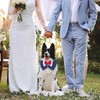 Yoolhamy Dog Tuxedo, Dog Bow Tie Wedding Bandana Outfit Dog