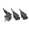 Schuko Y-Cable To 2 X Iec C13