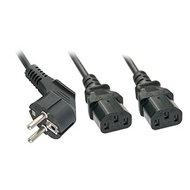 Schuko Y-Cable To 2 X Iec C13