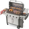 onlyfire Stainless Steel Grill Rotisserie Kit Replacement for Weber Genesis