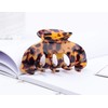 Prettyou Barrettes Hair Clip Clamp Celluloid Tortoise Shell 3.6 inches