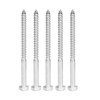 304 Stainless Steel Half Thread Bolt Wood Hex Lag Screws