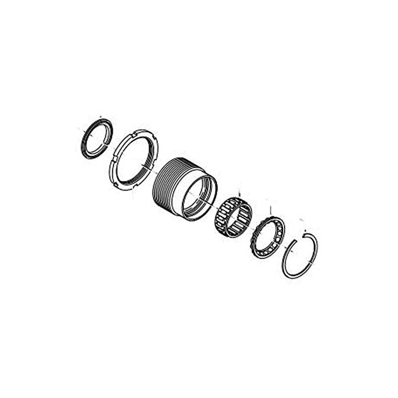 シマノ(SHIMANO) リペアパーツ 左アダプターユニット(M36×24T)伊ネジ BB-7700 Y1TG98020