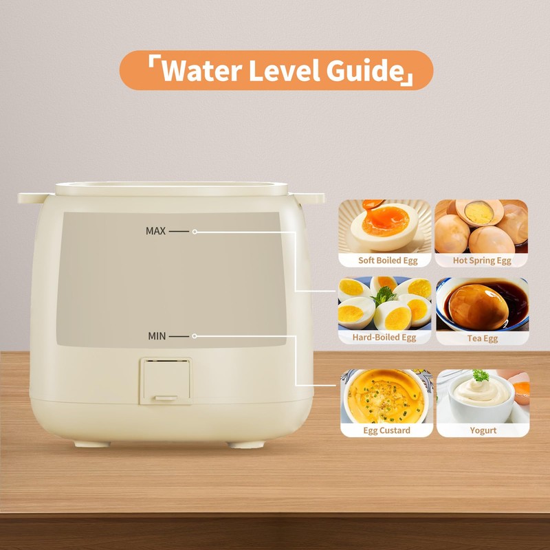 Rapid Egg Cooker, Timable Egg Cooker for Hard Boiled Eggs,