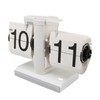 Retro Digital Flip Down Clock Battery Powered Flip Desk Clock