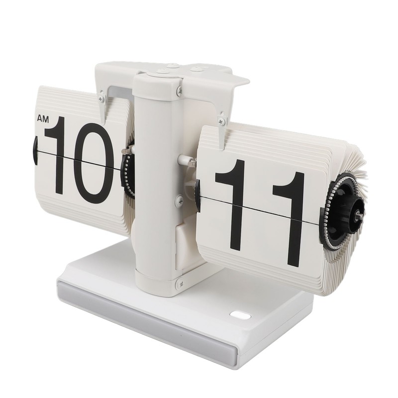 Retro Digital Flip Down Clock Battery Powered Flip Desk Clock