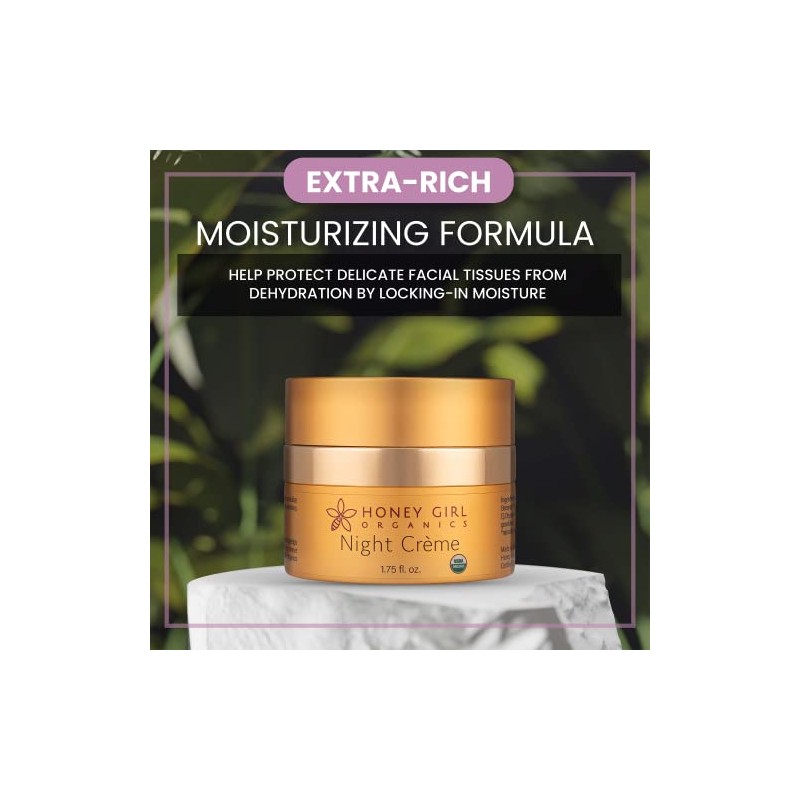 Night Creme, 1.75 Oz by Honey Girl Organics