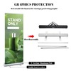 LOJUFAN Retractable Banner Sand Aluminum Alloy Frame Retractable Banner Stands