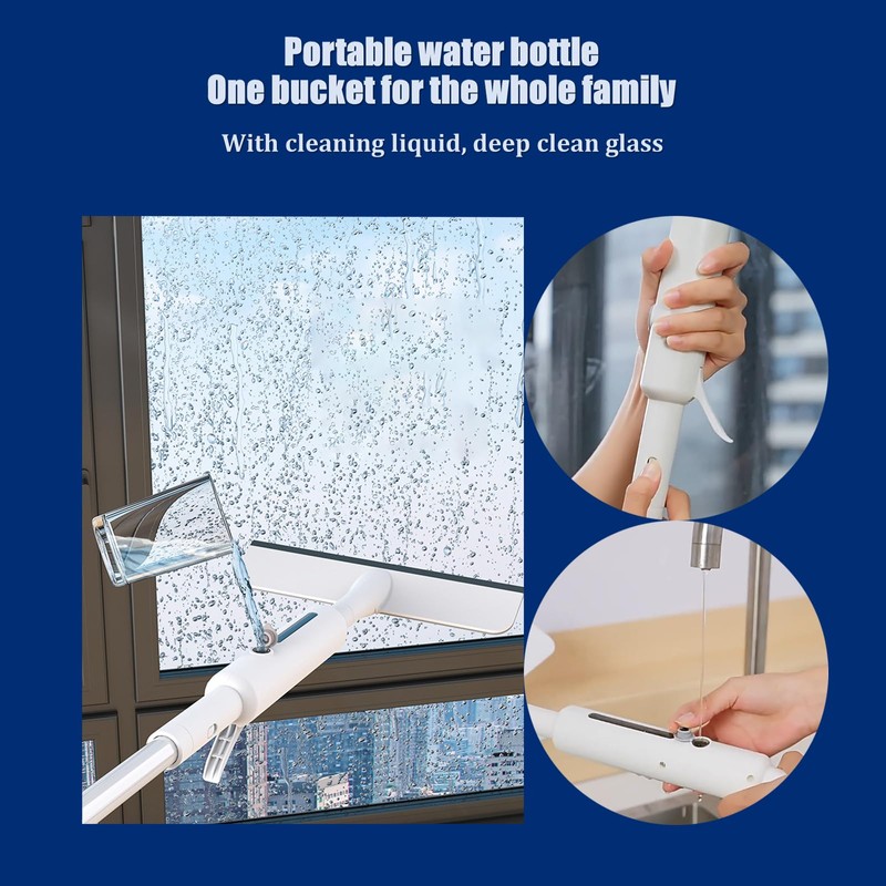 ZengRun - Squeegee for Window Cleaning with Spray,Window Washing Kit