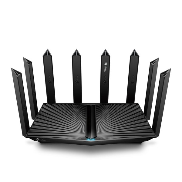 TP-Link - Archer AXE7800 Tri-Band Wi-Fi 6E Router - Black (Renewed)