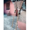 Garden Broom - Coconut Broom 55 Inch, Heavy Duty Sweeping
