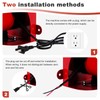 Saladulce 120dB Industrial Siren Alarm, IP55 Outdoor Sound and Light
