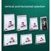 Rikyo Acrylic Sign Holder,Table Card Multi-Page Flip Display 6 Pages-12
