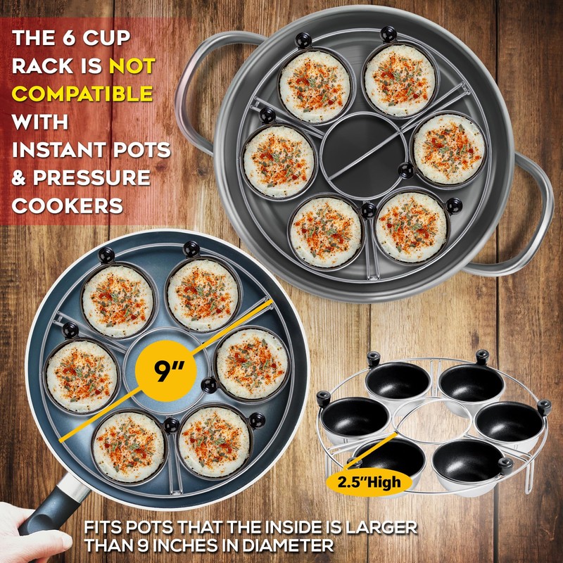 Eggssentials Egg Poacher Insert Stainless Steel Poached Egg Cooker Eggs
