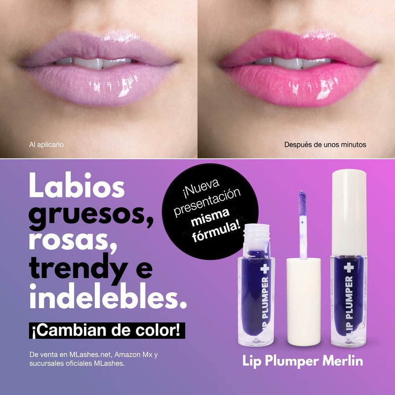 Mlashes | Volumizador para labios al instante con tinta |